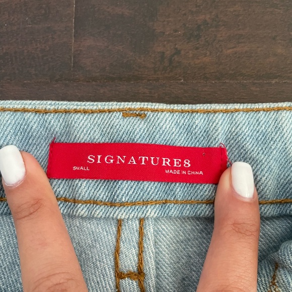 Signature8 Denim Patchwork Ripped Jeans - Picture 4 of 4